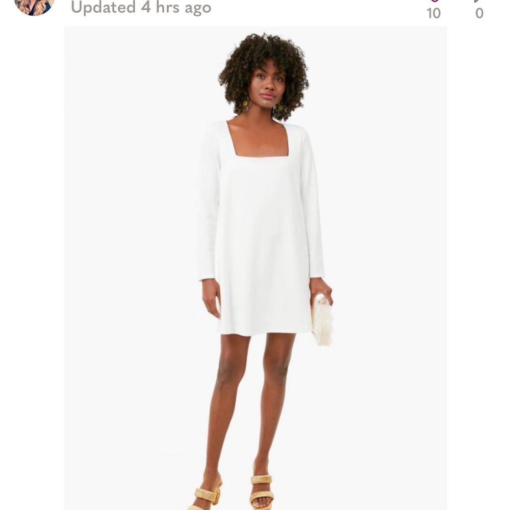 Tuckernuck Cameron Eubank Wimberly White Middleton Shift Dress